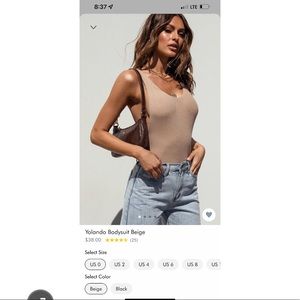 NWT PRINCESS POLLY BODY SUIT